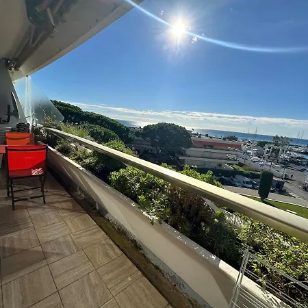 公寓 Bienvenue A Marinastar Cote D'Azur Dans Ce 2Pieces Luxueux Vue Mer A180 Degres Terrasse Soleil 卢贝新城