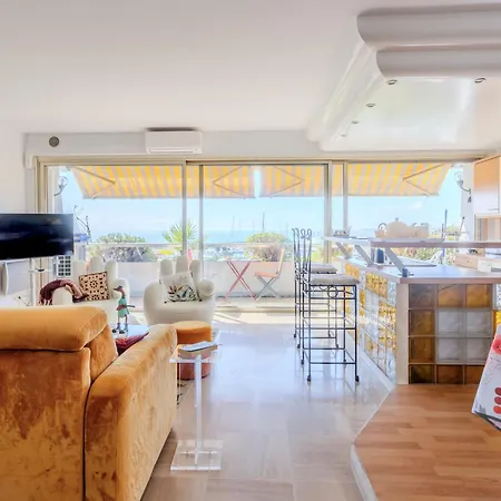 Bienvenue A Marinastar Cote D'Azur Dans Ce 2Pieces Luxueux Vue Mer A180 Degres Terrasse Soleil * 卢贝新城