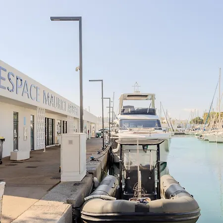 Bienvenue A Marinastar Cote Azur 55m2confort, Vue Mer, 200m De La Clim Et Garage Prive Villeneuve-Loubet