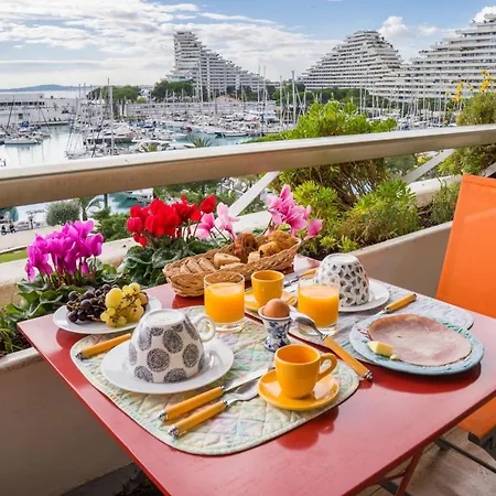 公寓 Bienvenue A Marinastar Cote D'Azur Dans Ce 2Pieces Luxueux Vue Mer A180 Degres Terrasse Soleil *