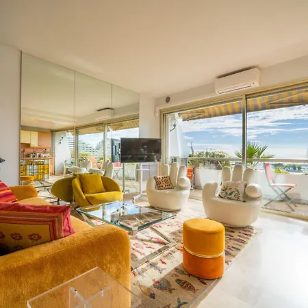 Bienvenue A Marinastar Cote D'Azur Dans Ce 2Pieces Luxueux Vue Mer A180 Degres Terrasse Soleil 公寓